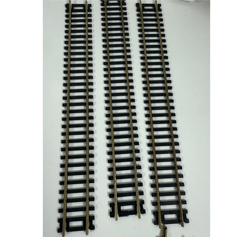 Vintage 1970s HO Scale Brass Model Feller Garnet Train Track Lot Italy 36 Pieces
